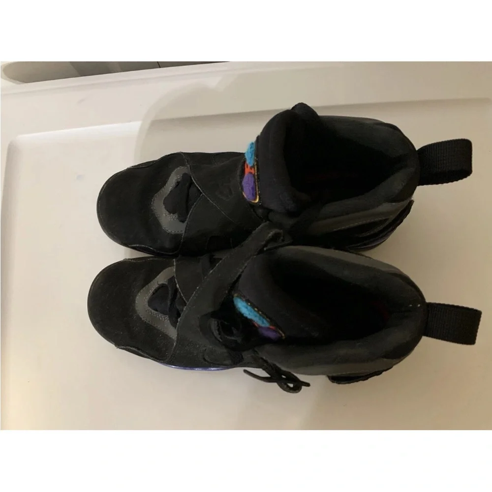 Nike air Jordan 8‎ retro size 6Y aqua Sneakers Black 305368-025